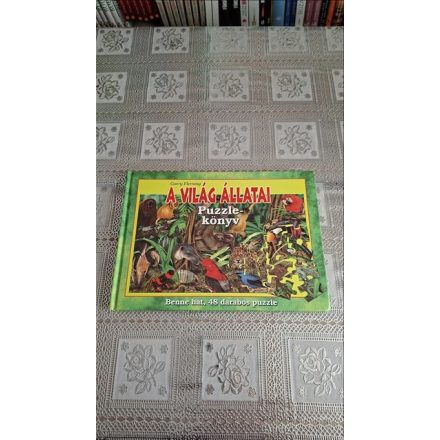 Garry Fleming A világ állatai - Puzzlekönyv - Benne hat, 48 darabos puzzle