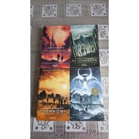   James Dashner Útvesztő sorozat Halálparancs - Az útvesztő - Tűzpróba - Halálkúra
