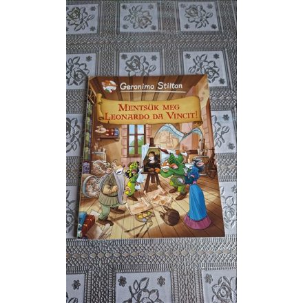Geronimo Stilton Mentsük meg Leonardo da Vincit! - Képregény