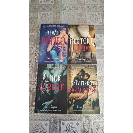Leisa Rayven Starcrossed-sorozat 1-4. / Hitvány Rómeó, Megtört Júlia, Álnok szerelem, Szívtiprók karácsonya